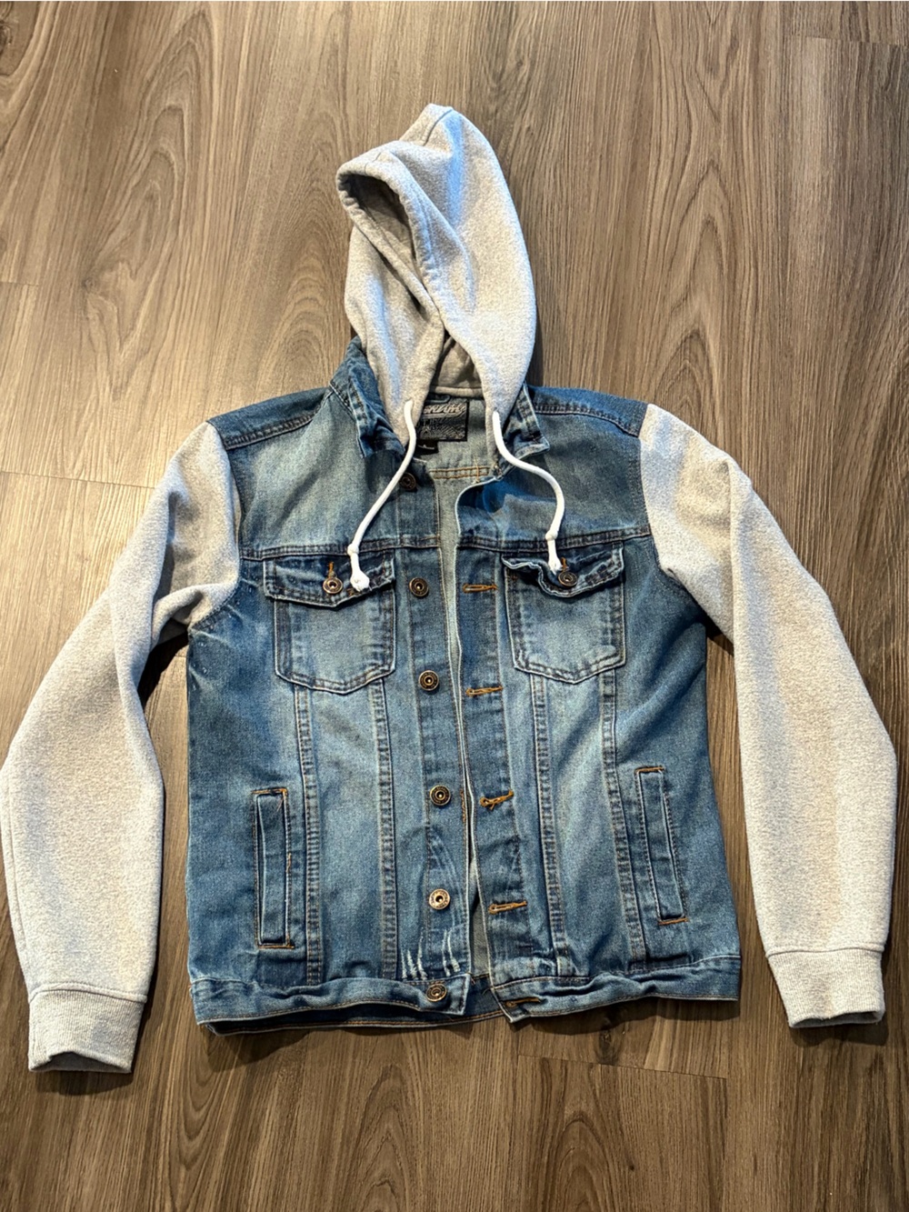 Denim Jean Jacket Hoodie